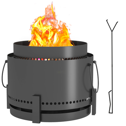 Smokeless fire pit 37cm - fire,