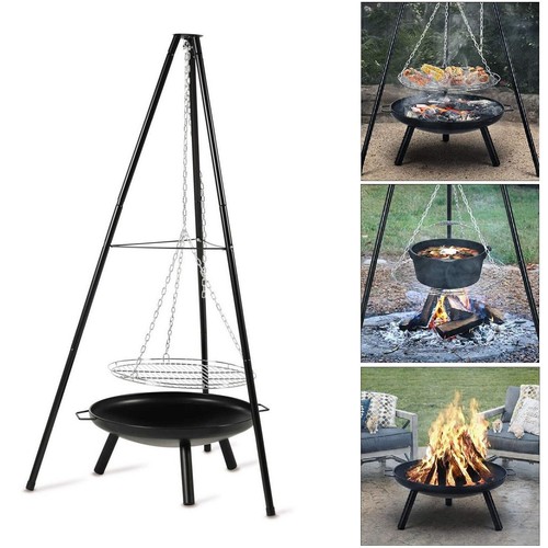 Tripod outdoor fire pit bbq - pit,