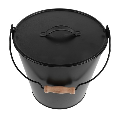 Metal ash bin storage - with, lid