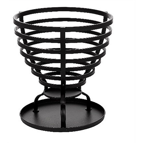 Texas black painted steel - black,