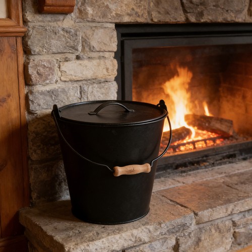 Outdoor fire pit ash bucket - pit,