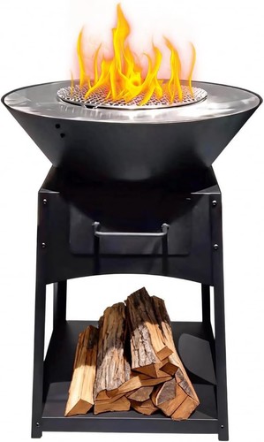 Outdoor stove fire - fire, pit