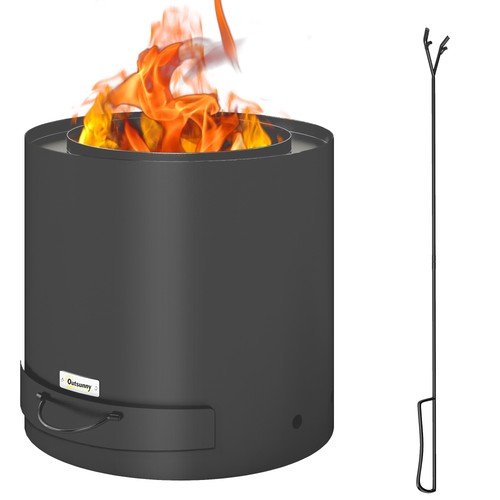 Outsunny outdoor round fire - outsunny,
