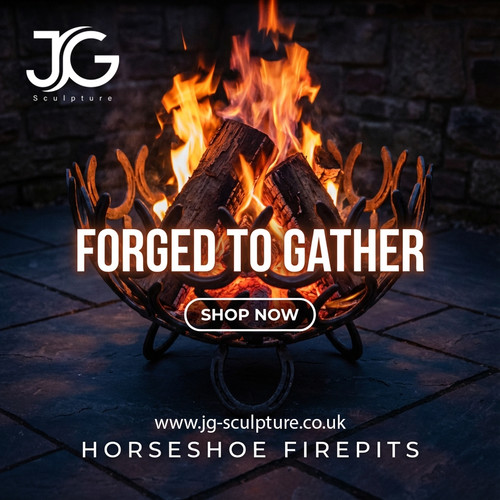 Horseshoe fire pit original - fire,
